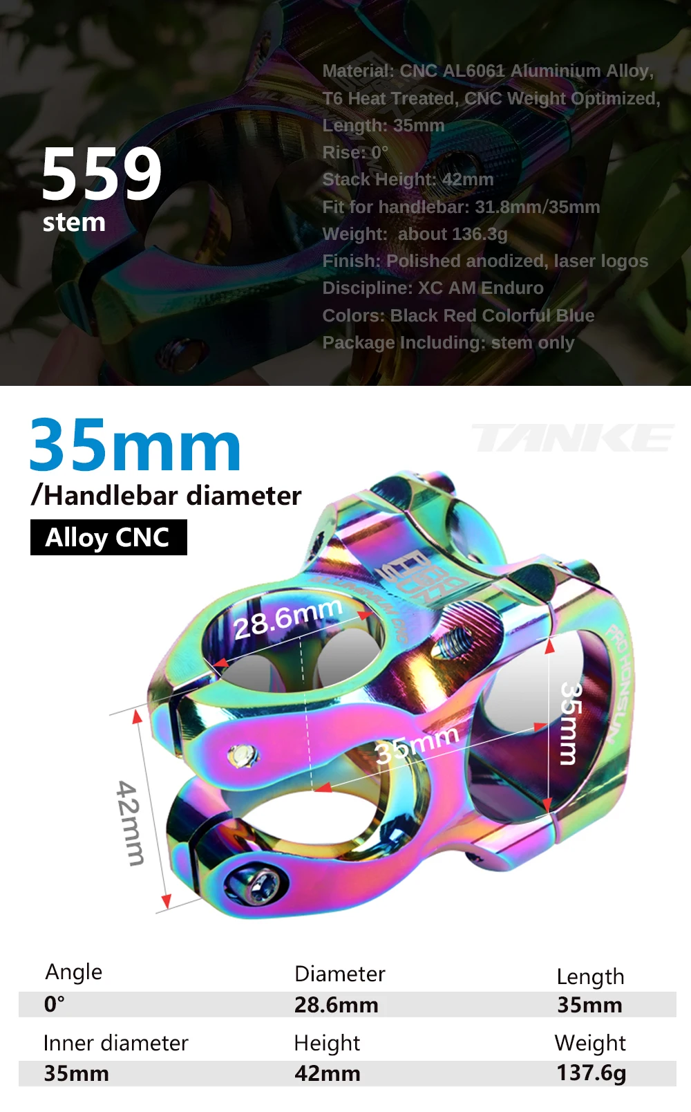 Experimente un rendimiento sin costuras con este vástago 559 diseñado para la máxima durabilidad y estilo