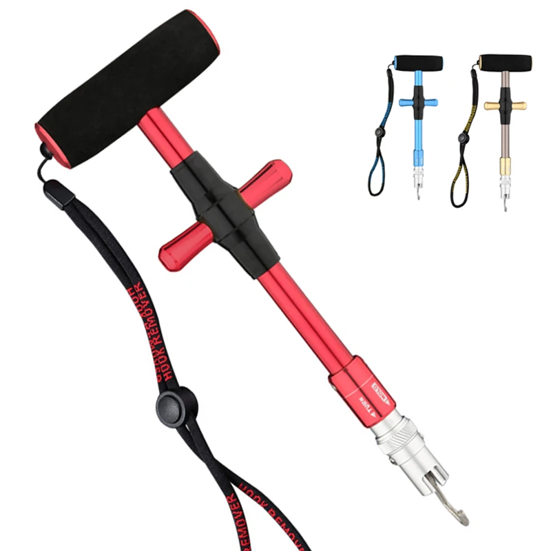 TAKEDO BL-049 Extractor de anzuelos de pesca en forma de T 23,7 CM 145G quitar separador de anzuelos dispositivo de desacoplamiento herramienta de pesca - imagen 3