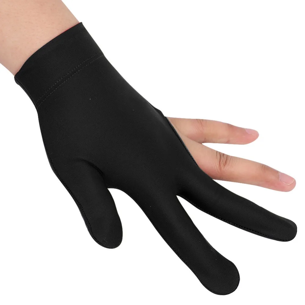 Accesorios de billar guantes de billar de mano izquierda guantes de tacos de nailon antideslizantes guantes de piscina con dedos abiertos antideslizantes - imagen 3