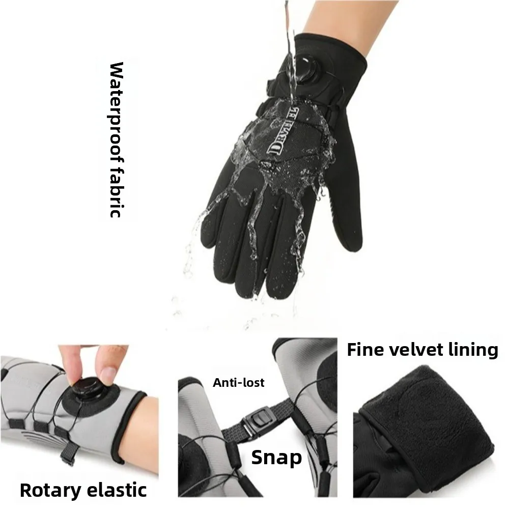 Guantes de pesca invierno – Pantalla táctil, térmicos y cortavientos - imagen 4
