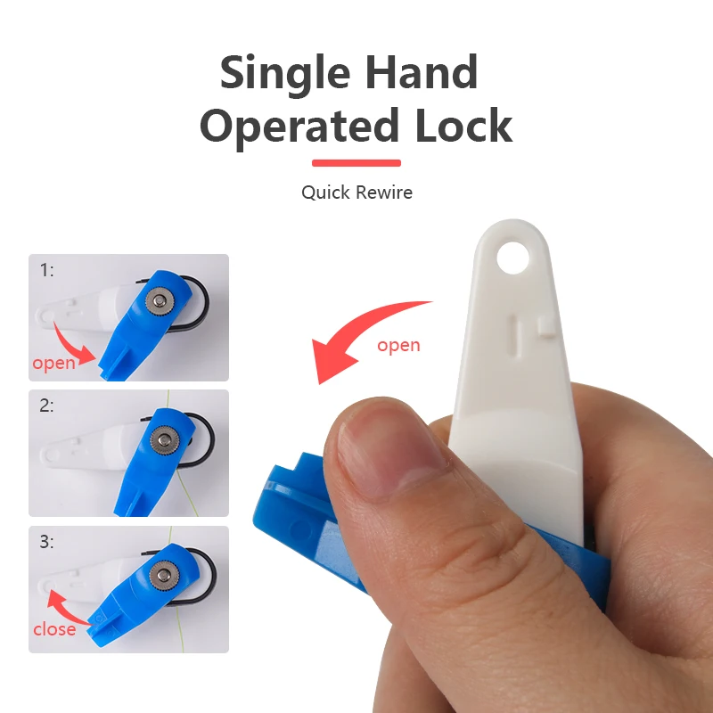 LETOYO-Clips de liberación de salida para curricán, Clips duraderos para curricán, herramienta de pesca, clip de pesca en el mar - imagen 3