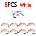 8pcs White
