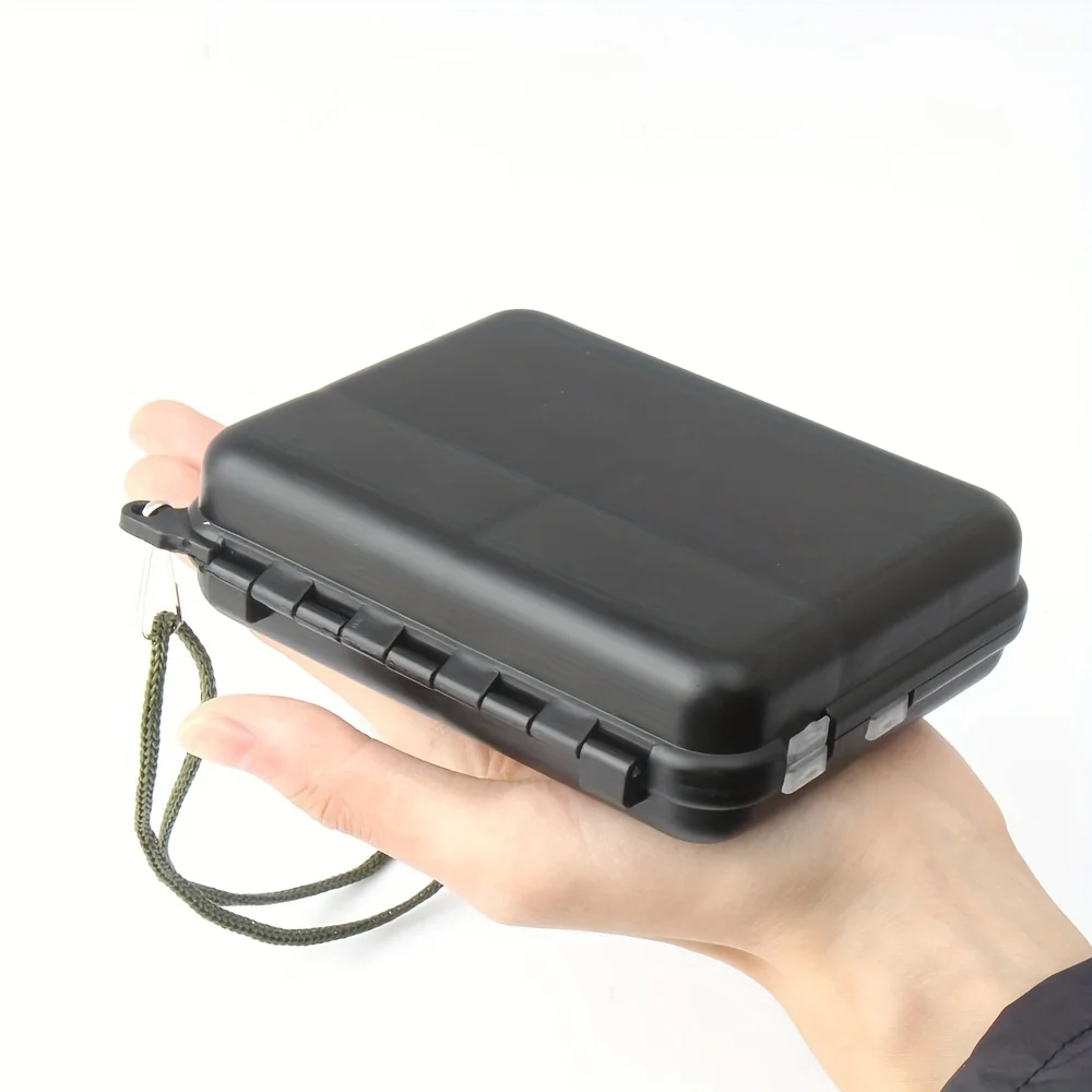 Kit de equipo de pesca de 140 piezas, botón a presión equipado con flotador y giratorio de acero inoxidable, caja negra duradera adecuada para anglers - imagen 3