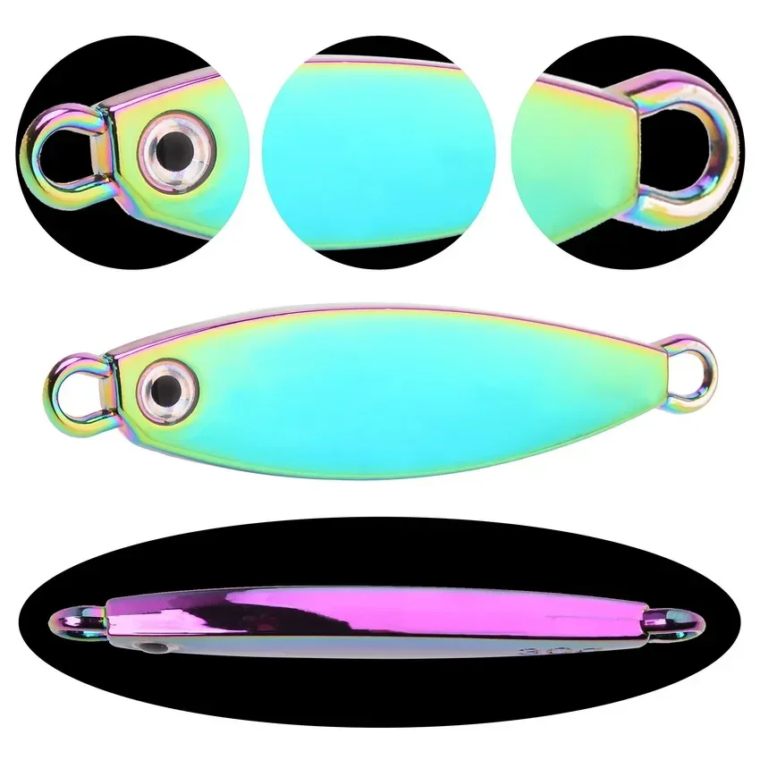Señuelo de Metal fundido para pesca, cebo Artificial de 5/7/10/15/20/30g para Jigging, aparejos de pesca SwimBait - imagen 5