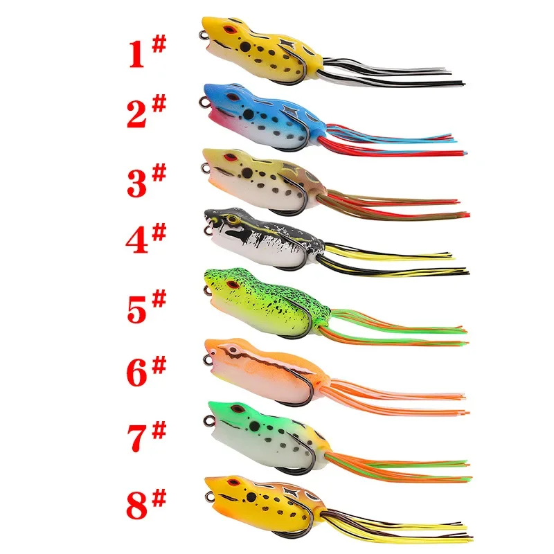 Cebo Artificial para pesca, cebo falso de 5cm y 11g, rana trueno de agua, Dither Wiggler, suministros de pesca, cebo Thunderfrog - imagen 3