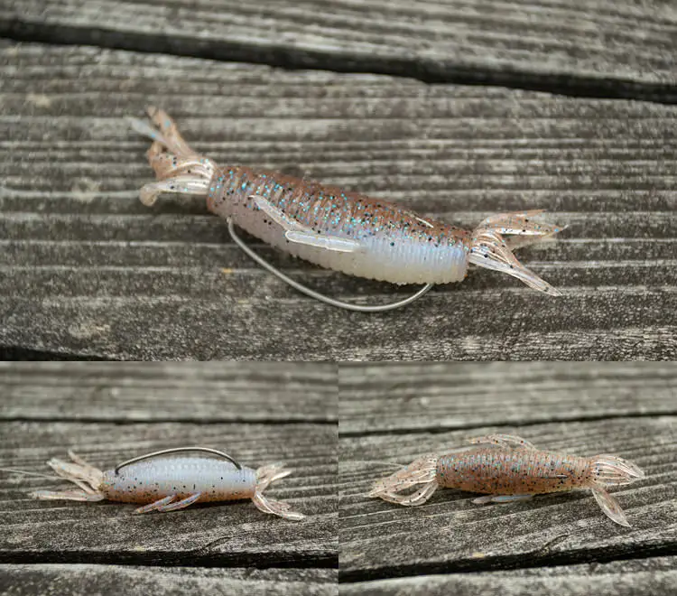 Japón Imakatsu FULA Gamba palo de patatas de 3 pulgadas Bug Perch trucha arcoíris - imagen 2