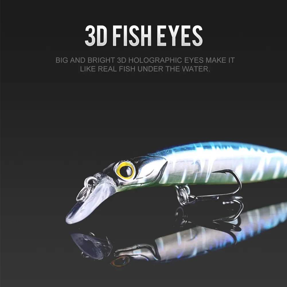 Kingdom-cebo de pececillo que se hunde, 60, 80, 95, 105mm, Jerkbait que se hunde, Swimbait, imán, transferencia, señuelo de pesca duro de fundición larga - imagen 3