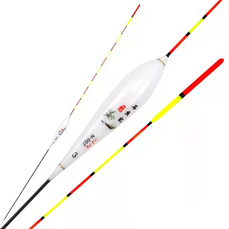 Boya Vertical Nano para pesca, flotador sensible a la carpa, de cola dura, llamativa, plateada - imagen 4