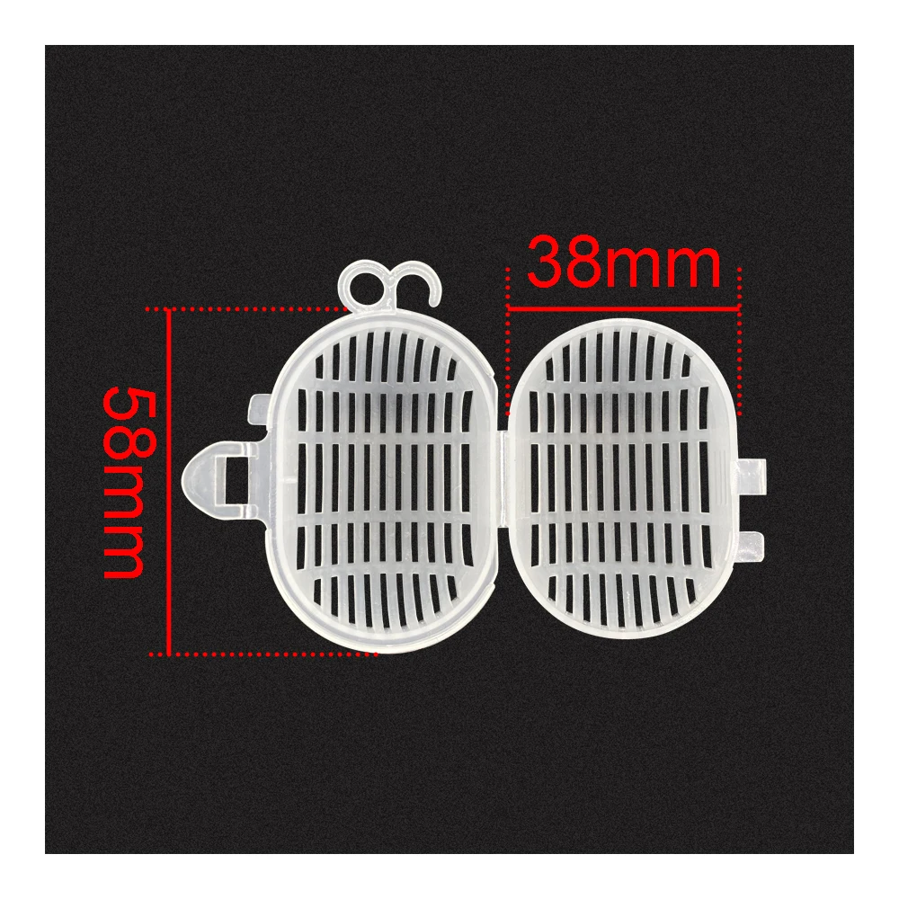 Jaula para cebo, alimentador, bolsa de pesca, jaula para camarones, cebos de langosta, caja de bolas de hilo, soporte para alimentador, accesorios para herramientas de pescado - imagen 2