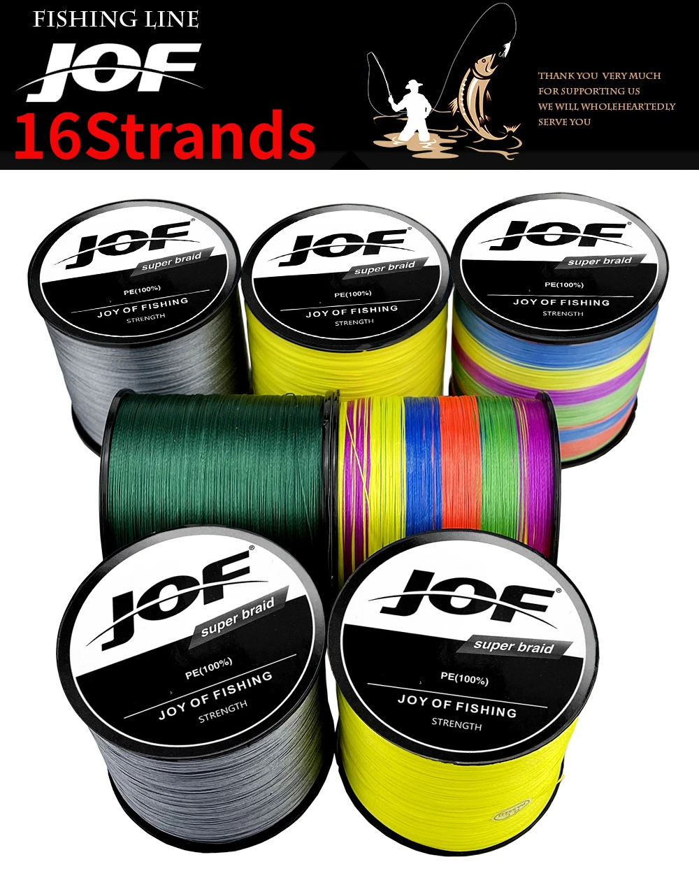 Descubra la excelente calidad de JOF por 16 estrandes para experiencias de pesca excepcionales