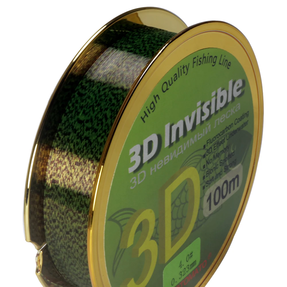 Línea de pesca Invisible de 100M, señuelo líder con revestimiento de nailon, línea de fluorocarbono de 0,14-0,47mm, 2,64-29,9LB, accesorios de pesca japoneses - imagen 5