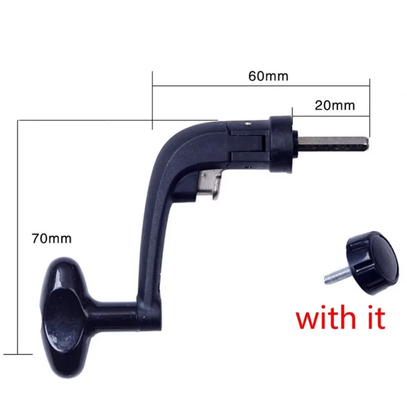 Carretes de pesca modelo Universal 200, brazos de roca, rocas pequeñas, mango plegable, tornillos de 1 pieza - imagen 3