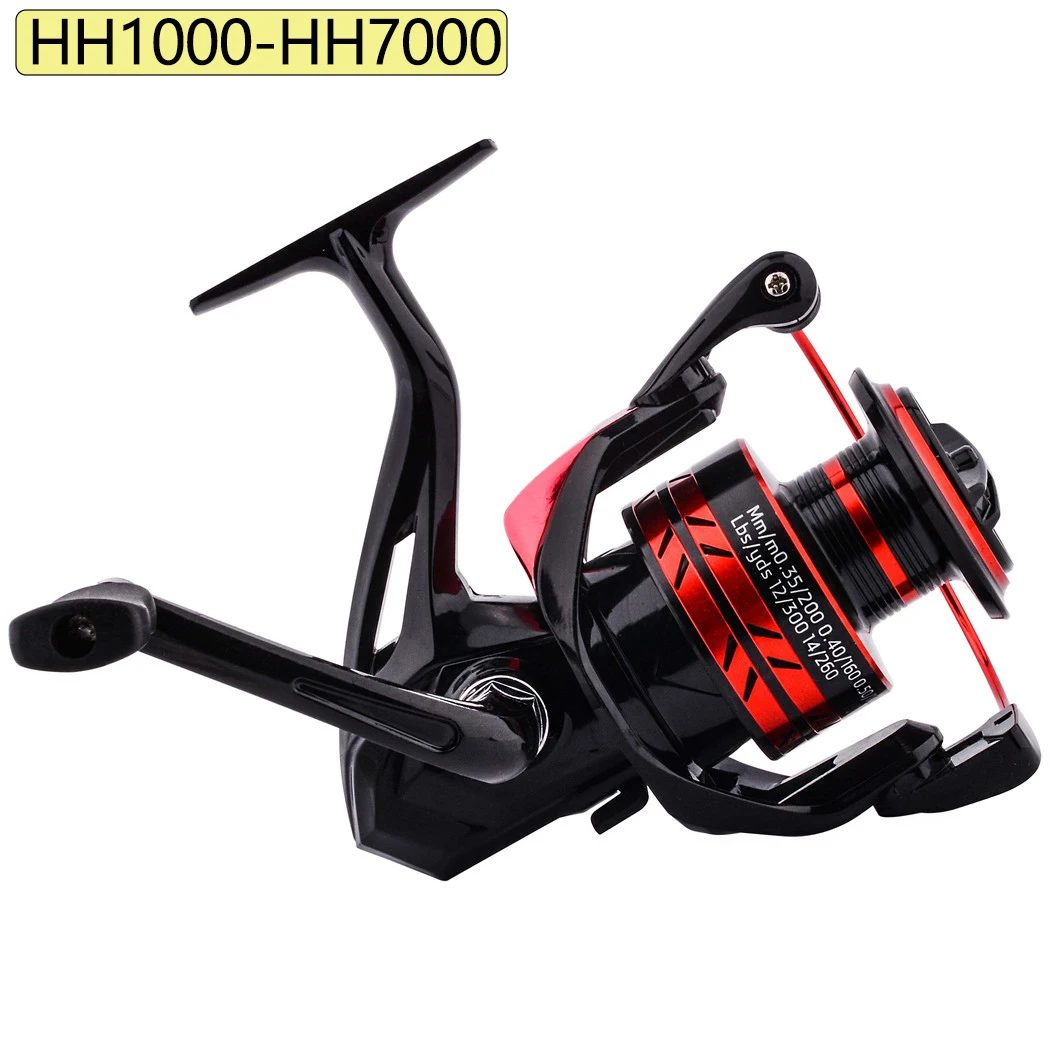 Carrete de pesca 1000-7000 carrete giratorio rodamiento de acero inoxidable carrete de pesca giratorio 15KG máximo para aparejos de pesca de carpa - imagen 2