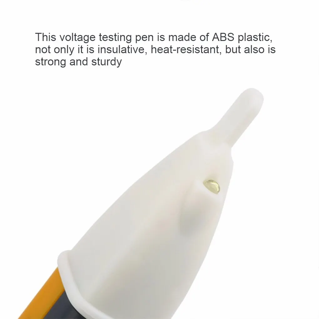 Bolígrafo de prueba de voltaje multifuncional para electricista, 2 piezas, comprobación de precisión, fallo de energía, cero fuego, Sensor de detección sin contacto, LED - imagen 5