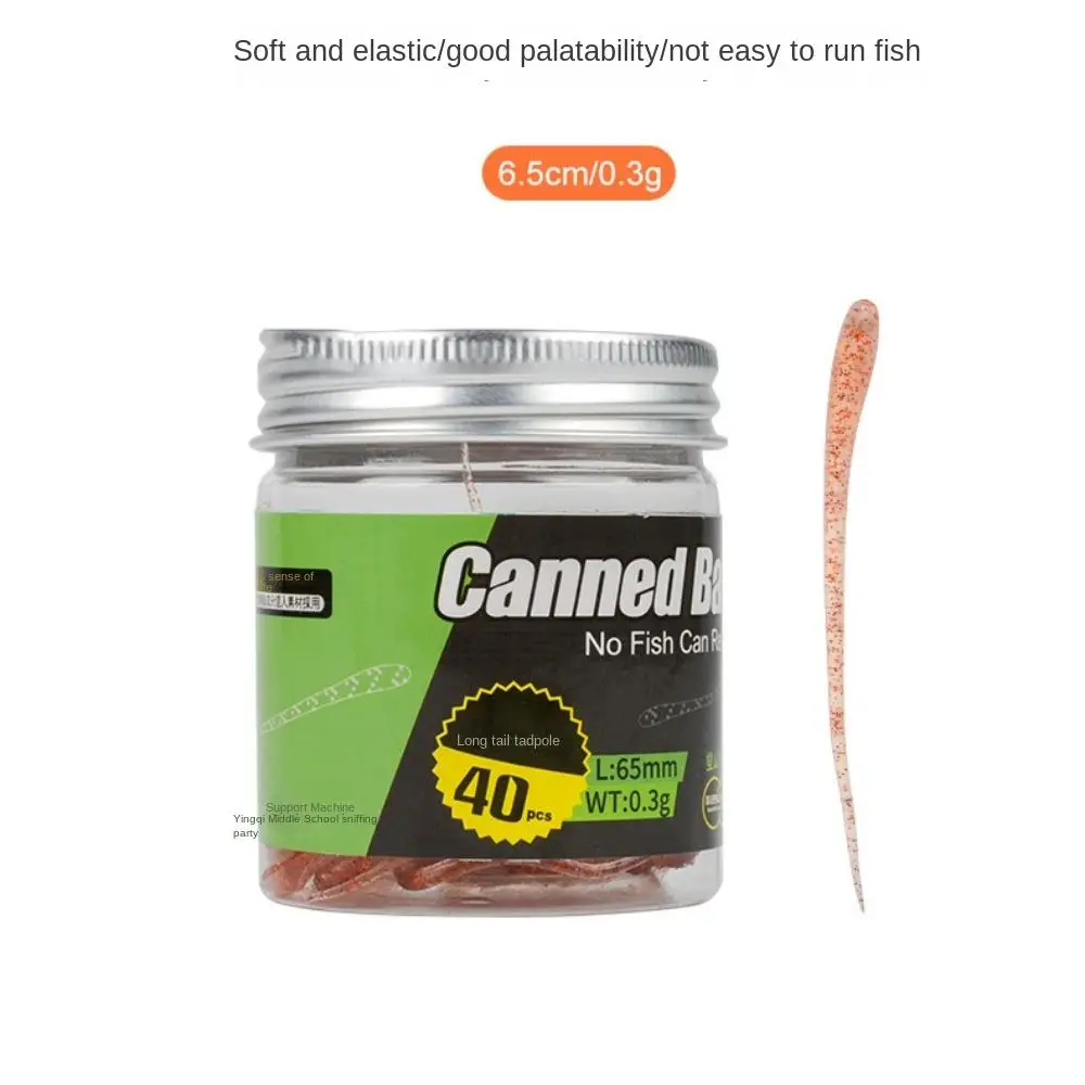 Cebo de cola larga para pesca en el Mar, Señuelos blandos de 40 piezas, cebo falso, cola de aguja, Wobbler - imagen 4