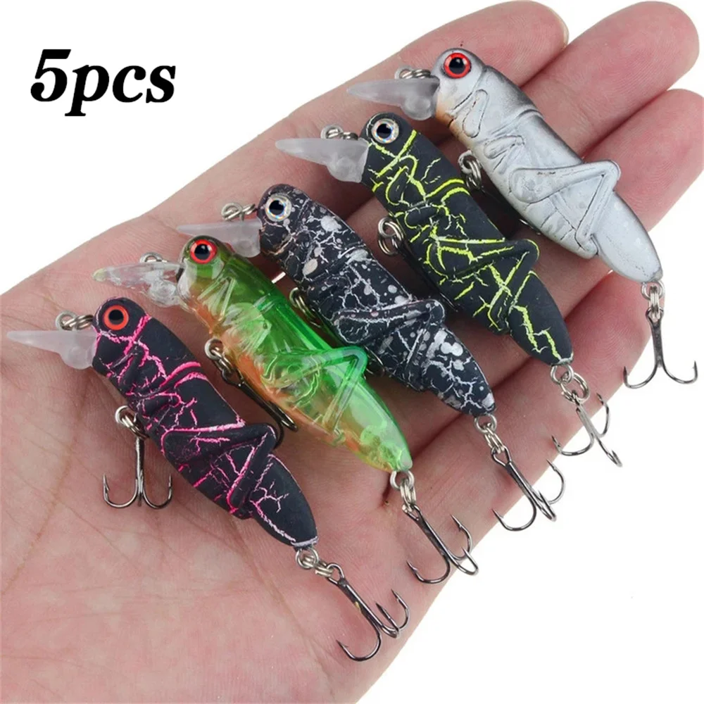 Señuelo saltamontes artificial – Crankbait para carpa y lubina