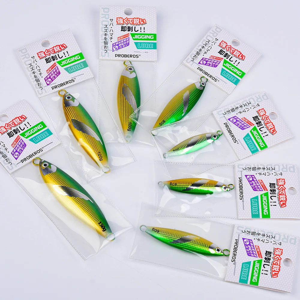 Señuelo de pesca tipo lápiz Artificial, 30g/40g/60g/80g/100g120g/150g, hundimiento lento, aparejos de pesca Jigbait, 1 ud. - imagen 4