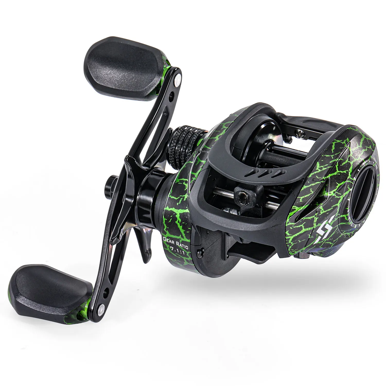 Carrusel baitcasting Sougayiang 7.1:1 con freno magnético 9+1 rodamientos