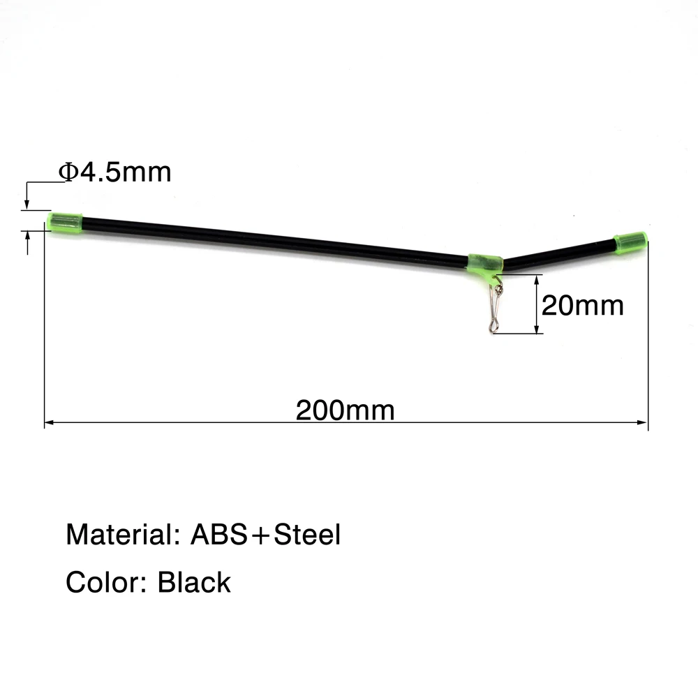 Comedero antienredos para pesca y mar, Boom luminoso con broches, 20 piezas - imagen 5