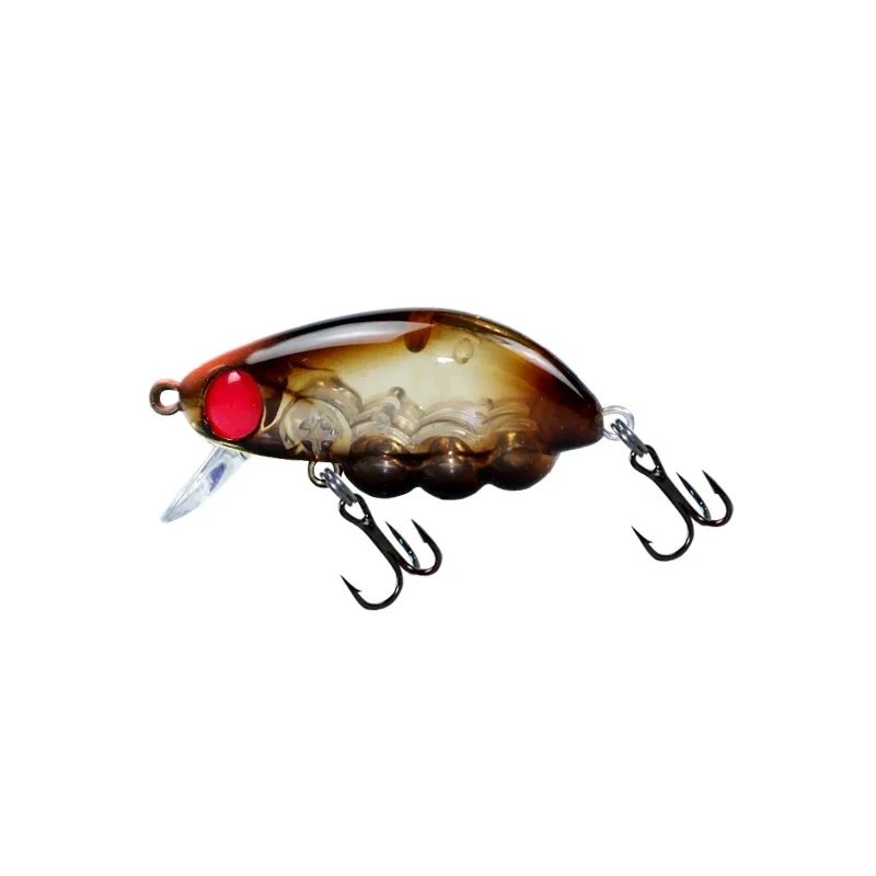 MUKUN 1 Uds nuevo Micro hundimiento Minnow señuelo de pesca 3,4g/40mm Mini cebo Artificial Wobber duro para aparejos de pesca de lubina y trucha - imagen 5