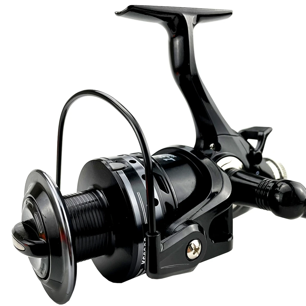 Carrete de pesca de doble uso, cuerpo de Metal sin espacio, agua dulce y de mar, arrastre de tracción grande, carrete giratorio de 8KG, intercambio de mano izquierda y derecha - imagen 2