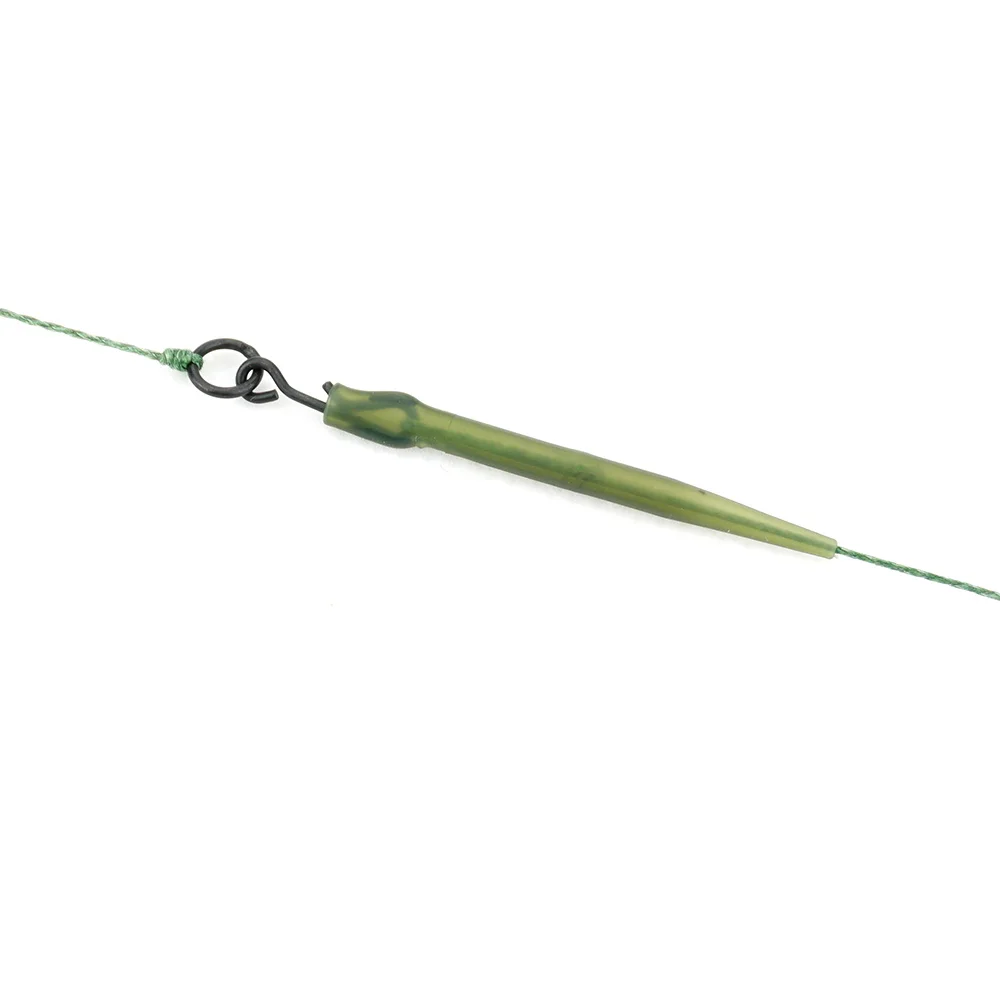 Hirisi 20 piezas pesca de carpa broches de cambio rápido pesca giratorio Snap con anillo accesorios de aparejos de pesca AG143 - imagen 4