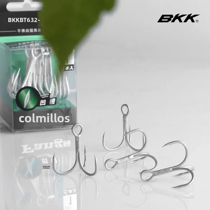 BKK BT632-3X-CP Anzuelos triples Fangs 3X estañados punta CP - imagen 2
