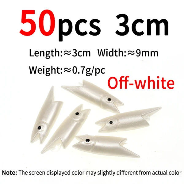 50pcs off white 3cm