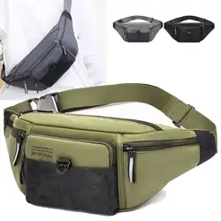 Riñonera de pesca para hombre, mochila táctica para senderismo, correr al aire libre, ciclismo, bolsa de aparejo multibolsillo, bolsas de pecho para caza deportiva