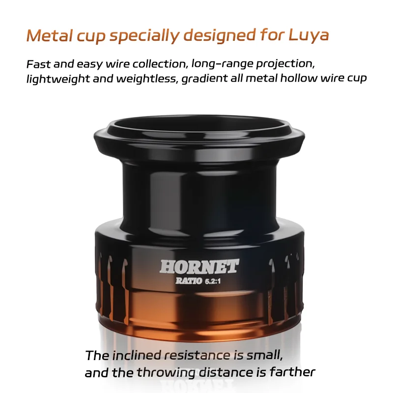 Carrete de pesca DEUKIO, carrete giratorio de agua salada 2500 3000 CNC con mango de tornillo, carrete de Metal tallado 4 + 1BB, bobina de pesca de potencia de arrastre de 8kg - imagen 4