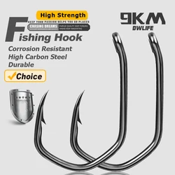 Anzuelos de Carpas con Púas 9KM 50 – Revestimiento PTFE Alto Carbono