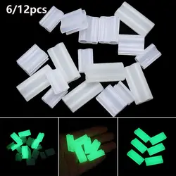 Clip luminoso fluorescente para caña de pescar – Punta nocturna reutilizable
