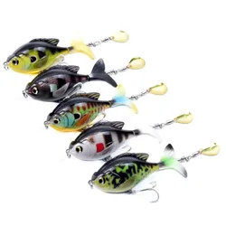 Whopper Plopper – Popper con cola giratoria para lubina bass