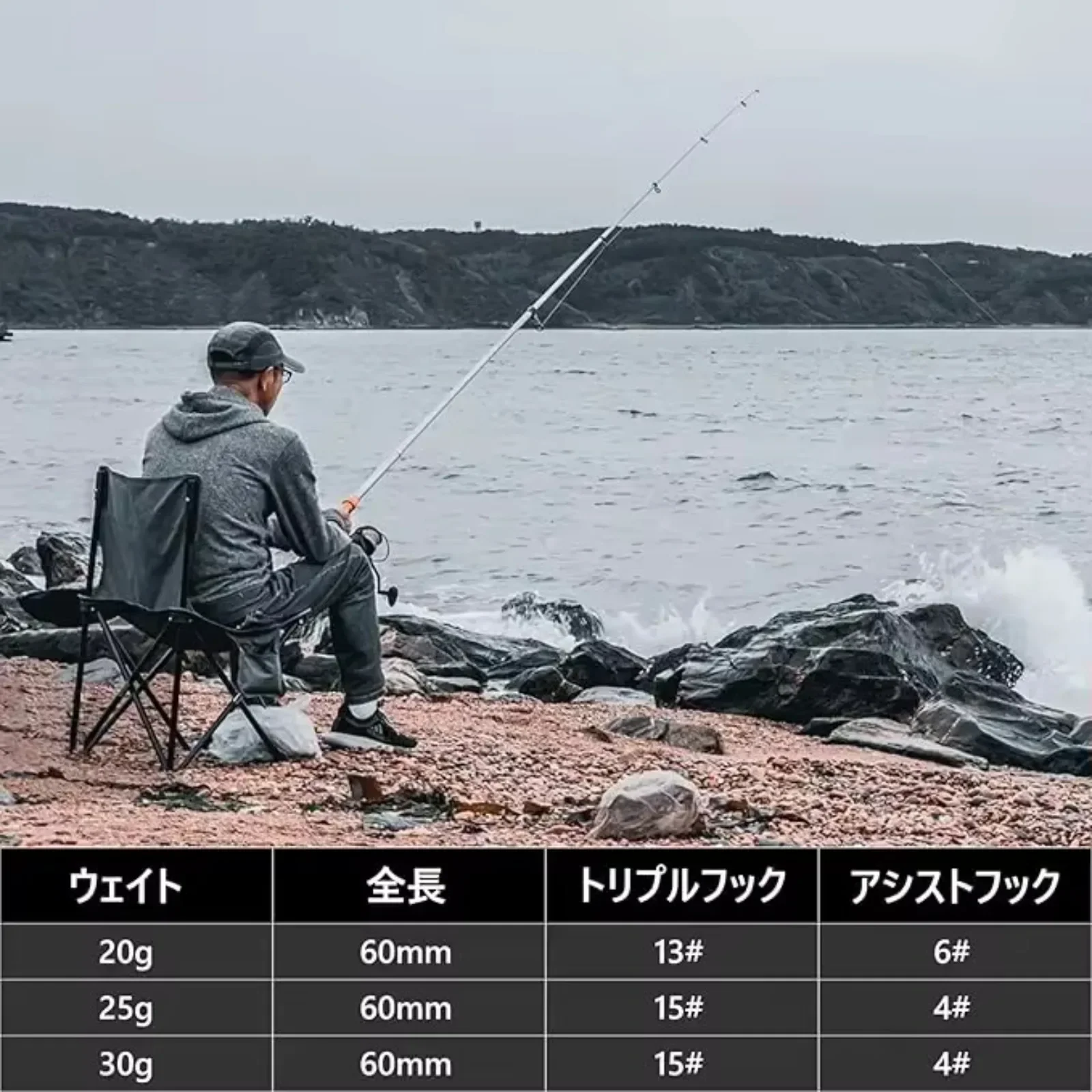 Goture 5 unids/set plantilla de Metal señuelo 20g 25g 30g Spinner hundimiento 3D Color de ojo cebo giratorio para lubina aparejos de pesca señuelo - imagen 5