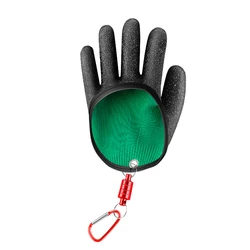 Guantes de látex antideslizantes con gancho magnético para pesca