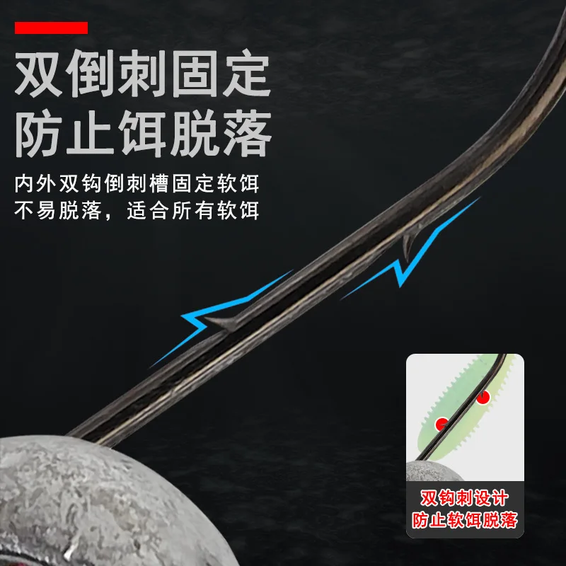 MUKUN 10 unids/lote 2,5G 3,5G 5G 7G anzuelo de pesca para Ajing anzuelos con cabeza de anzuelo anzuelos de pesca de gusano suave aparejos - imagen 4