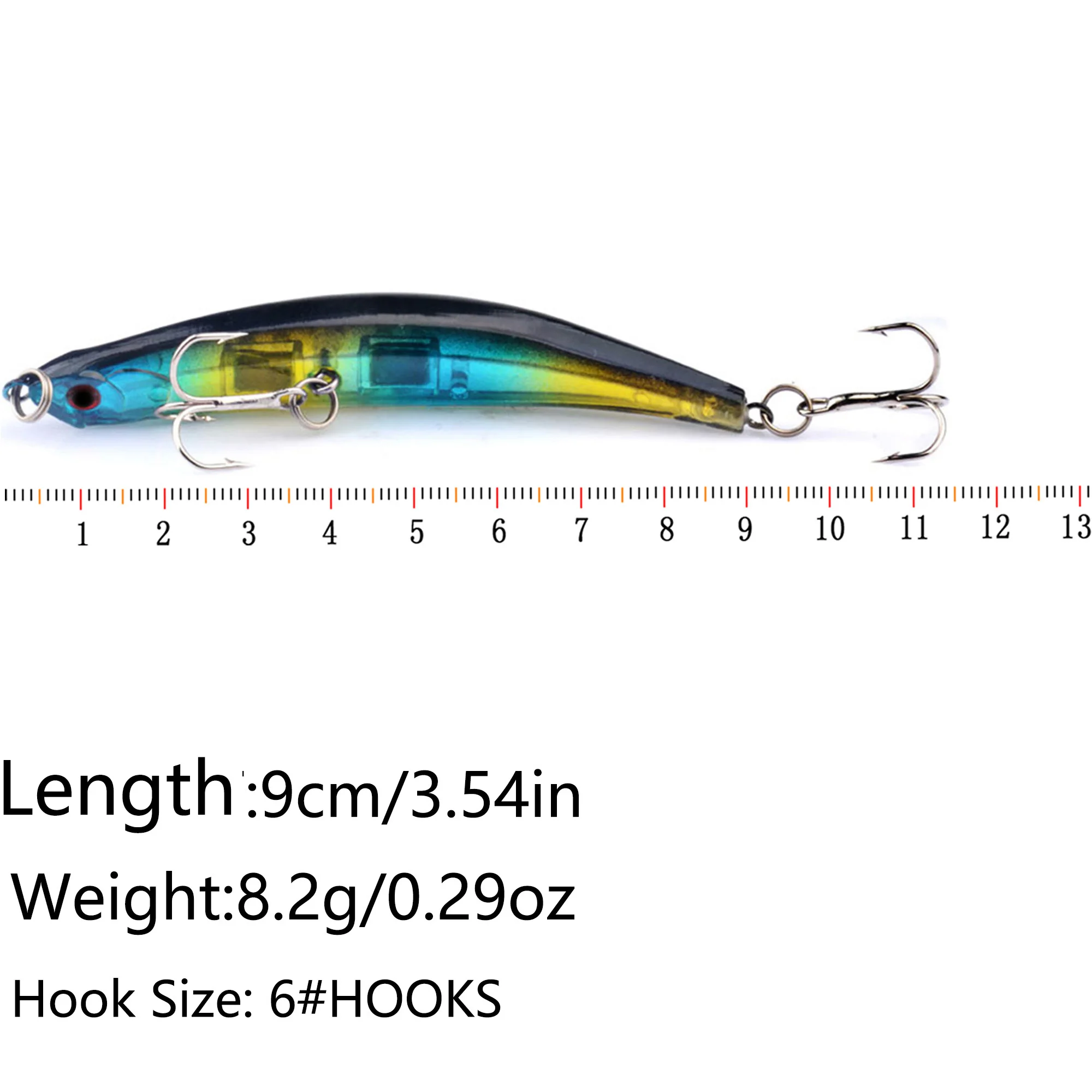 Señuelo de pesca de lápiz curvo duro, 4 piezas, Lucio de Mar de China, Wobblers para curricán, cebos falsos/artificiales, trucha, Topwater - imagen 2