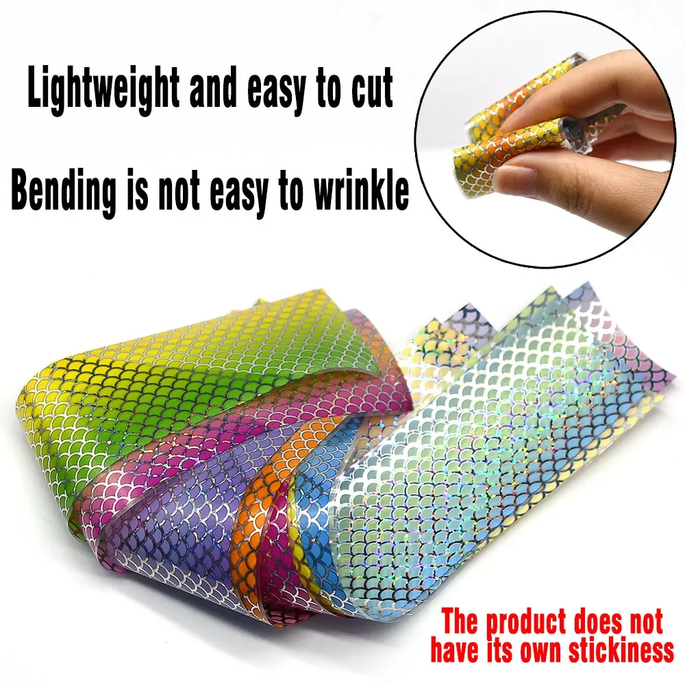 Señuelo escamas de pescado láser – colores vibrantes para pesca DIY - imagen 5