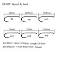 Nymph fly hook 9231