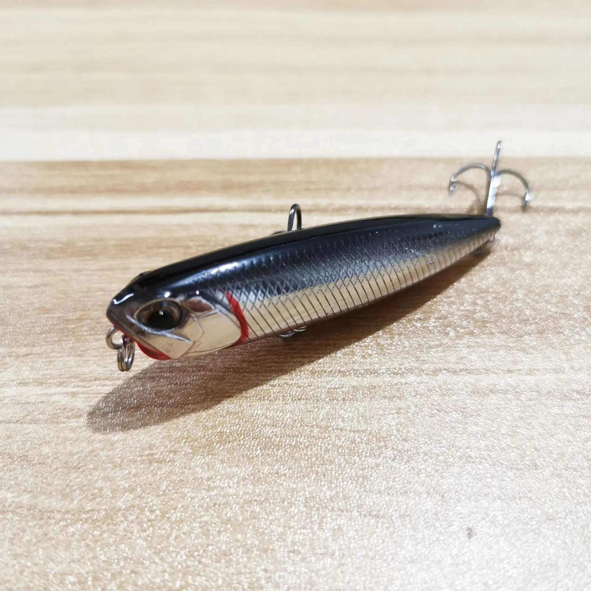 Señuelo de pesca con lápiz flotante, 65mm, 5,5g, Topwater, caminar a los perros, Swimbait de agua dulce, Wobbler para Lucio, lubina, cebos duros artificiales - imagen 4