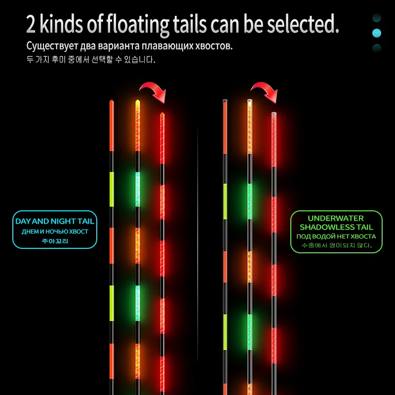 Nano Lake River Kit flotación pesca sensor eléctrico granos luminosos - imagen 4