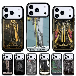 Funda iPhone con diseño tarot del Ermitaño – Carcasa trasera protectora