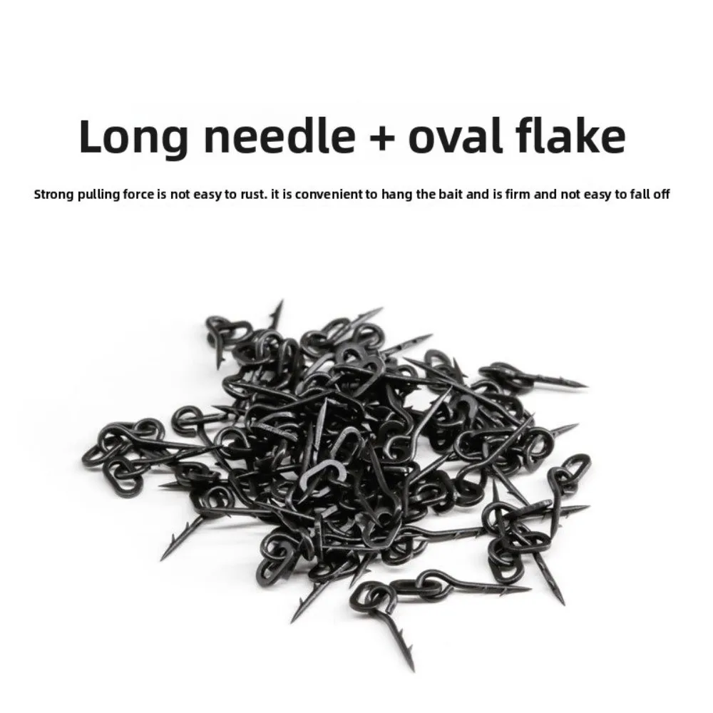 20 piezas duradero con gancho, púas, picos de cebo, Pin de gusano, método de picadura de cebo Ronnie, alimentador, pesca gruesa - imagen 4