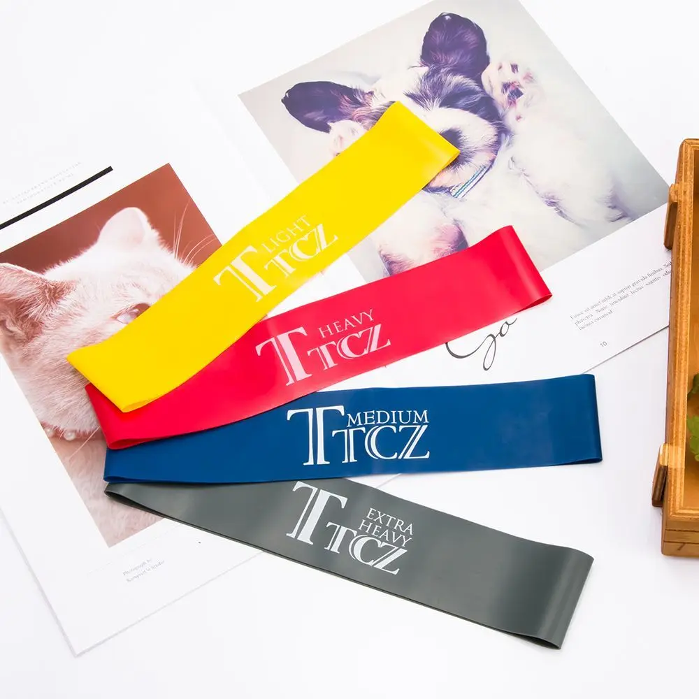 Banda expansora de fuerza cruzada para Yoga, Pilates, ejercicio, banda elástica de resistencia a la tensión, banda de goma atlética para entrenamiento - imagen 5