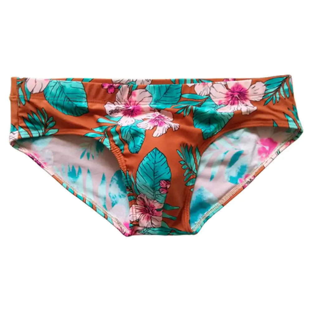 Traje de baño Sexy con estampado Floral, pantalones cortos de playa para hombre, pantalones cortos para surfear, bañadores con almohadilla de realce, trajes de baño para hombre, trajes de baño Sunga - imagen 3