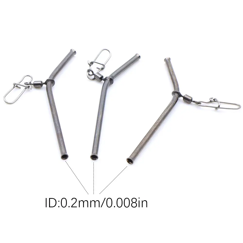 Accesorios de pesca de carpa, método de pluma Leger antienredos, aparejo alimentador, jaula de cebo, conector, gancho giratorio a presión para aparejos de carpa, 3 uds. - imagen 3