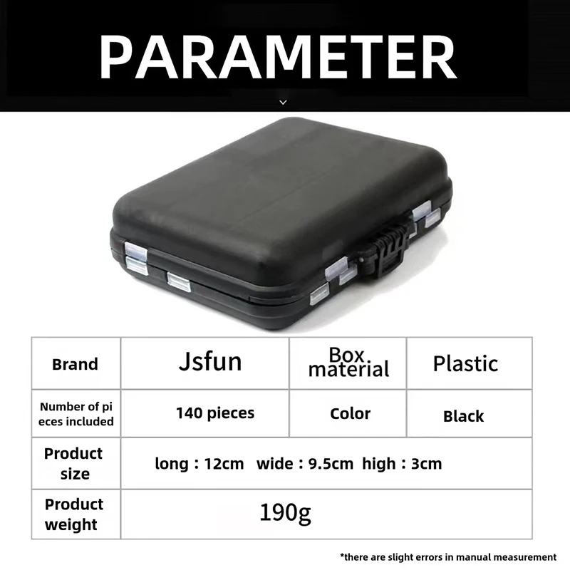 Piezas de Luya, accesorios de pesca, conjunto de equipo de pesca, conector giratorio cruzado, caja de Juego de pesca en roca, 140 - imagen 2