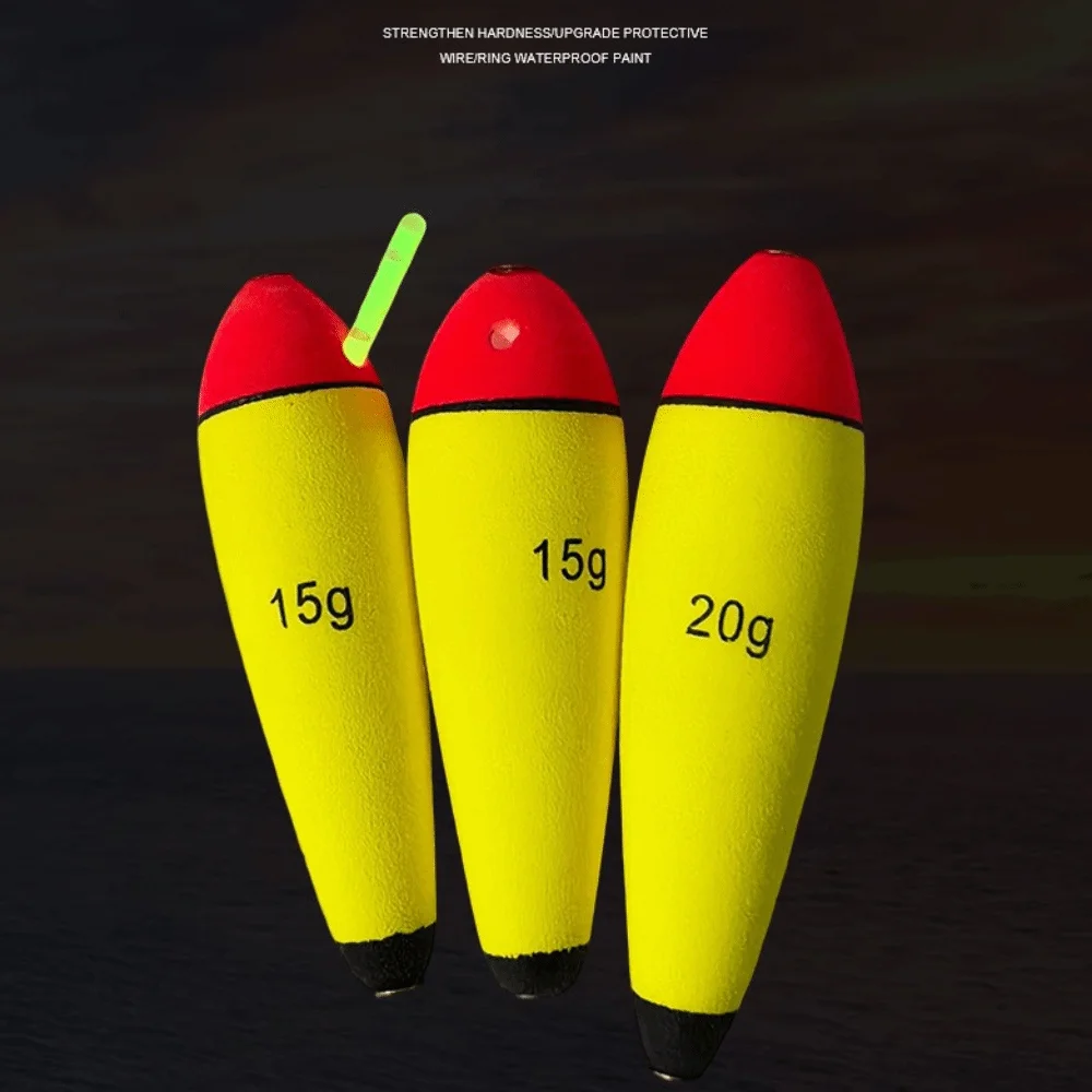 3 uds Boya 10g-100g flotador de pesca de espuma flotabilidad flotante elástico Material EVA aparejos de pesca equipo de pesca - imagen 2