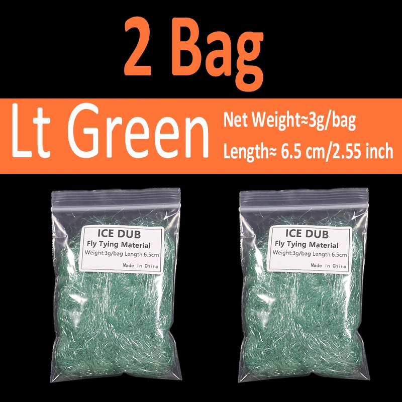2 bags light green