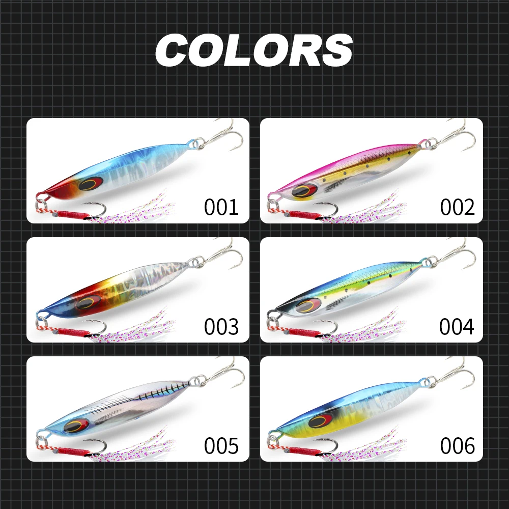 Hunthouse-señuelo de pesca con plantilla de Metal, cuchara, cebo duro de hundimiento lento, 65mm, 20g, fundición de jigging para Lucio de agua salada, aparejos de pesca de trucha - imagen 5